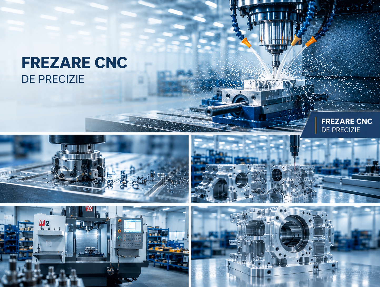 Frezare CNC de precizie